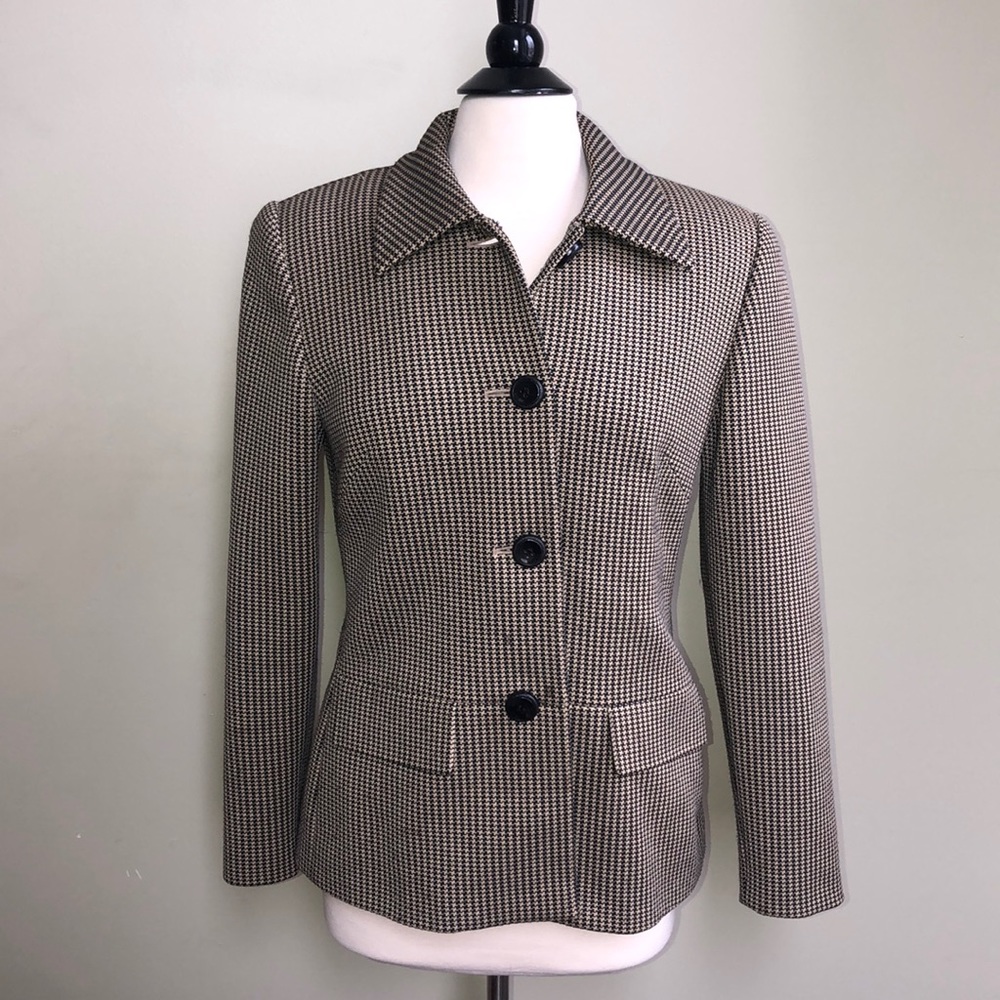 Kasper Vintage Houndstooth Blazer